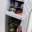 7.5 Cu. Ft. Capacity Retro Fridge Freezer Combo, Upright Fridge Freezer Combo, Apartment Size | Fridge.com