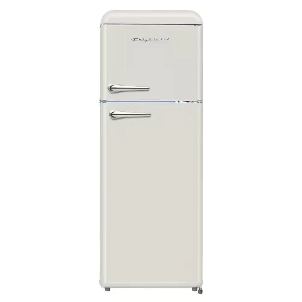 7.5 Cu. Ft. Mini Fridge in Cream with Rounded Corners and Top Freezer | Fridge.com