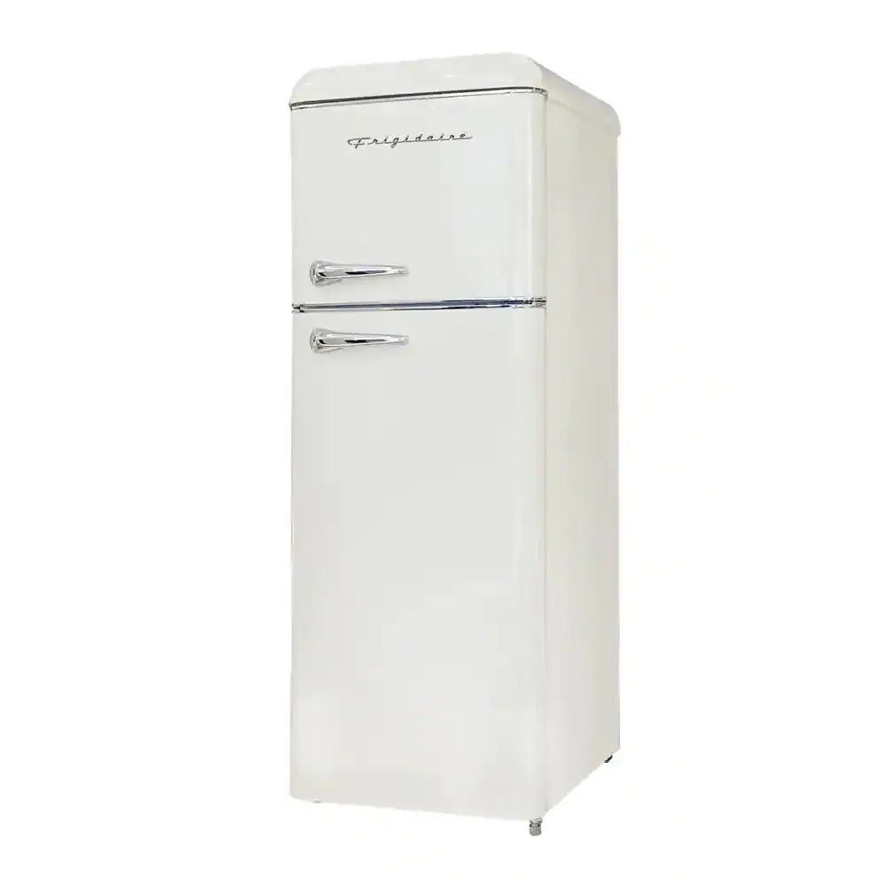 7.5 Cu. Ft. Mini Fridge in Cream with Rounded Corners and Top Freezer | Fridge.com