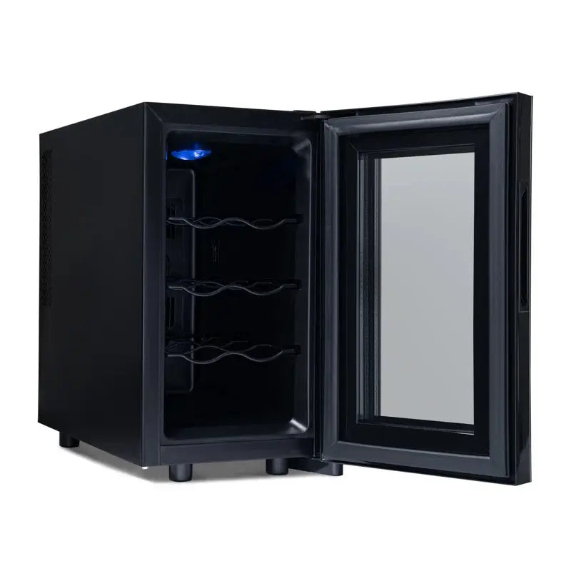 8 Bottle and 8 Can Single Zone Freestanding Wine Refrigerator | Fridge.com