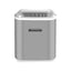 8.6 In. 26 Lb. Self-Cleaning Portable Ice Maker Machine in Silver with Handle | Fridge.com