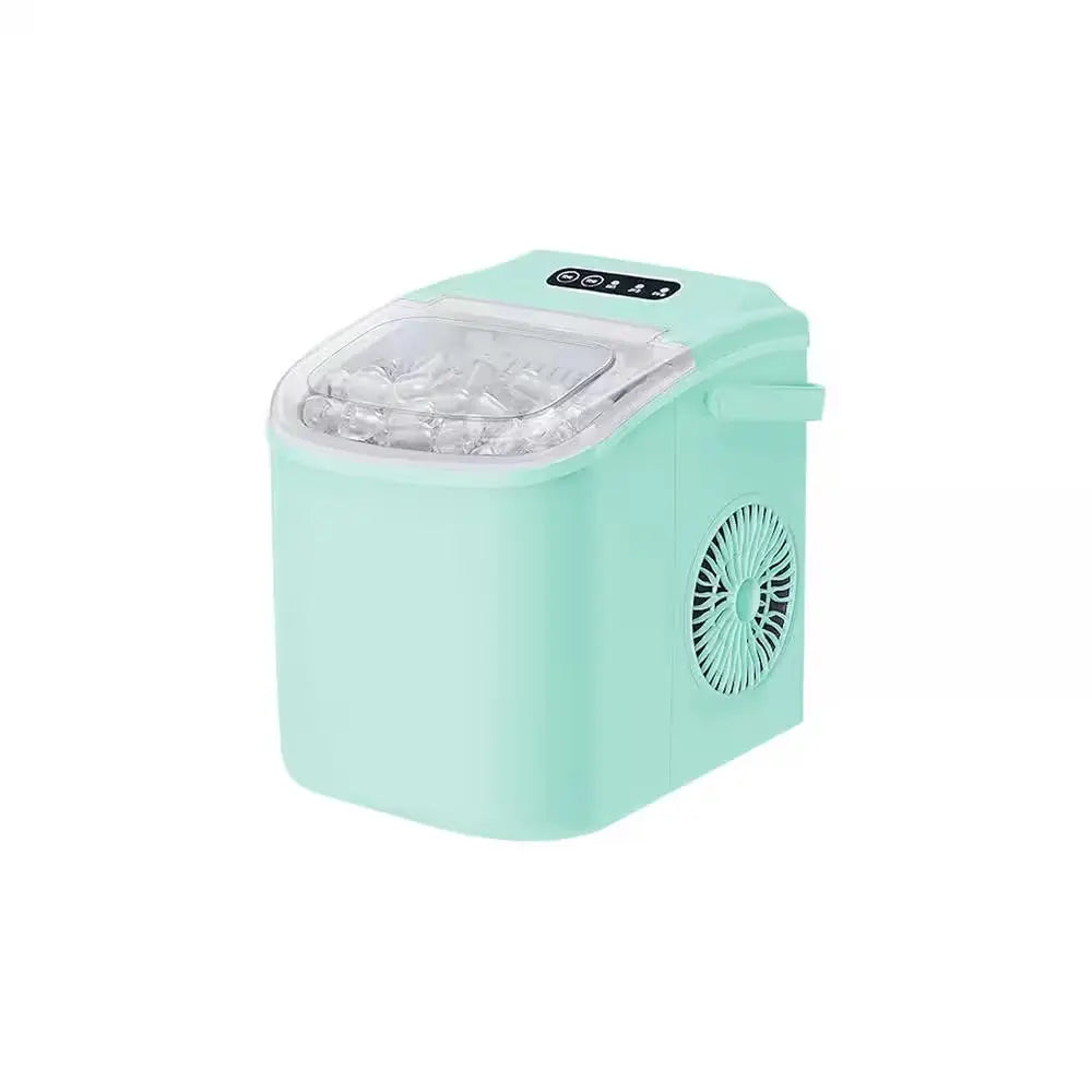 8.82 In. Countertop Ice Maker with Handle Scoop in Green | Fridge.com