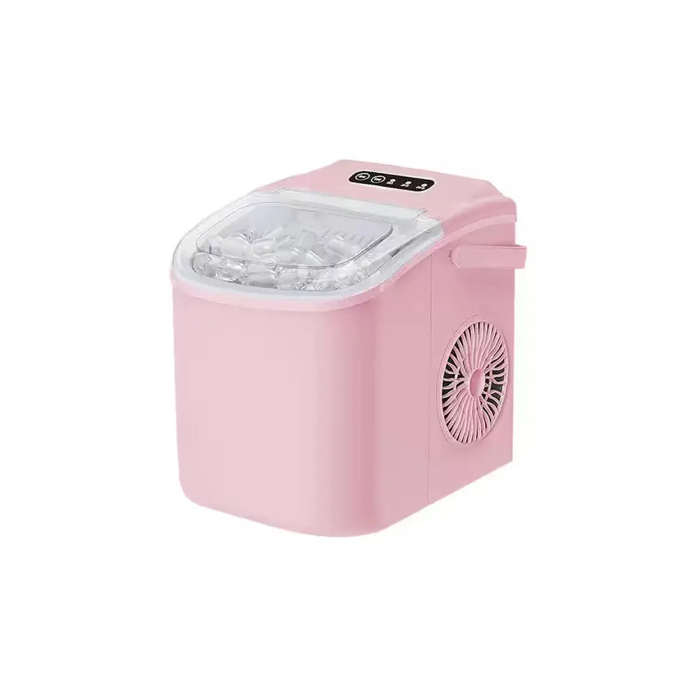 8.82 In. Countertop Ice Maker with Handle Scoop in Pink | Fridge.com