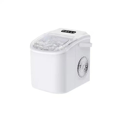 8.82 In. Countertop Ice Maker with Handle Scoop in White | Fridge.com