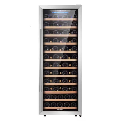 80 Bottle Single Zone Freestanding Compressor Wine Cooler | Fridge.com