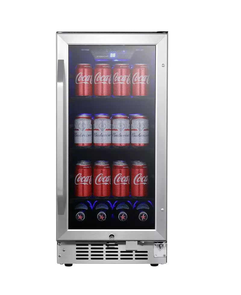 80 Can 15" Convertible Beverage Refrigerator | Fridge.com