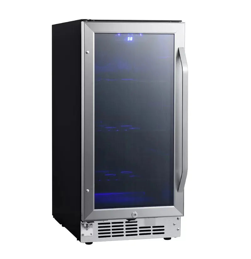 80 Can 15" Convertible Beverage Refrigerator | Fridge.com