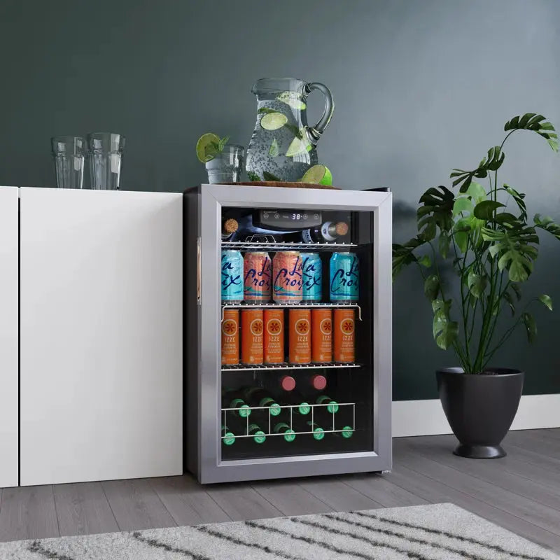 80 Can 17" Convertible Beverage Refrigerator | Fridge.com