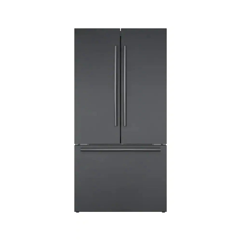 800 Series 36 In. 21 Cu. Ft. Smart Counter Depth French Door Refrigerator in Black Stainless Steel, Internal Water & Ice | Fridge.com