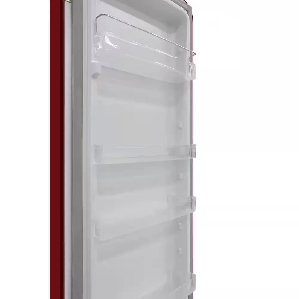 9.2 Cu. Ft. Freestanding Top Freezer Retro Refrigerator in Red | Fridge.com