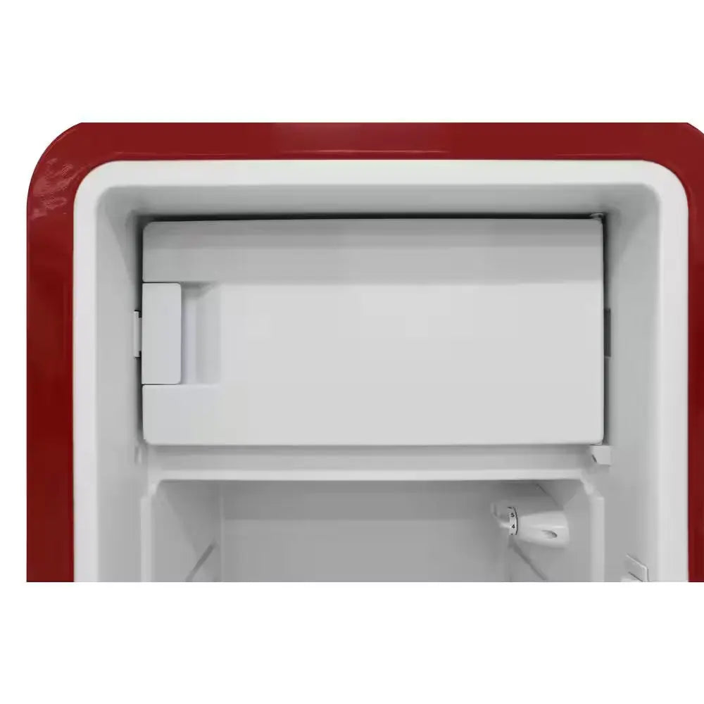 9.2 Cu. Ft. Freestanding Top Freezer Retro Refrigerator in Red | Fridge.com