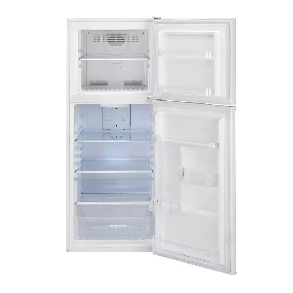 9.8 Cu. Ft. Top Freezer Refrigerator in White | Fridge.com