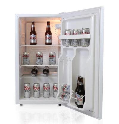 Coors Light Compact Fridge with Bottle Opener, 90 L/ 95 Quart 3.2 Cubic Foot for Snacks, Beverages, Juice, Beer, Den, Dorm, Office, Games Room, or RV | Fridge.com