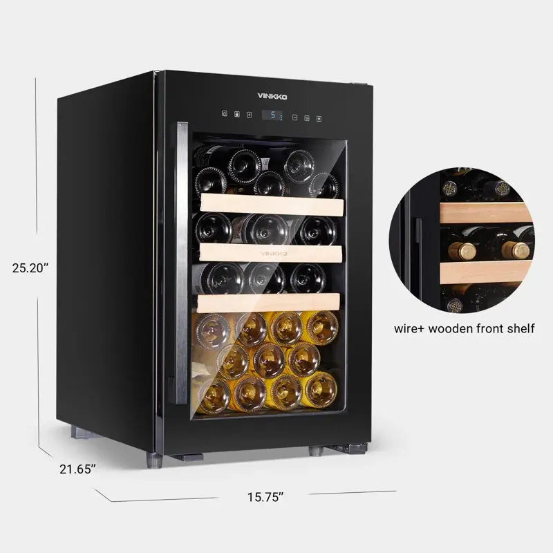 A.Like 31 Cans (12 Oz.) Freestanding Beverage Refrigerator with Wine Storage | Fridge.com