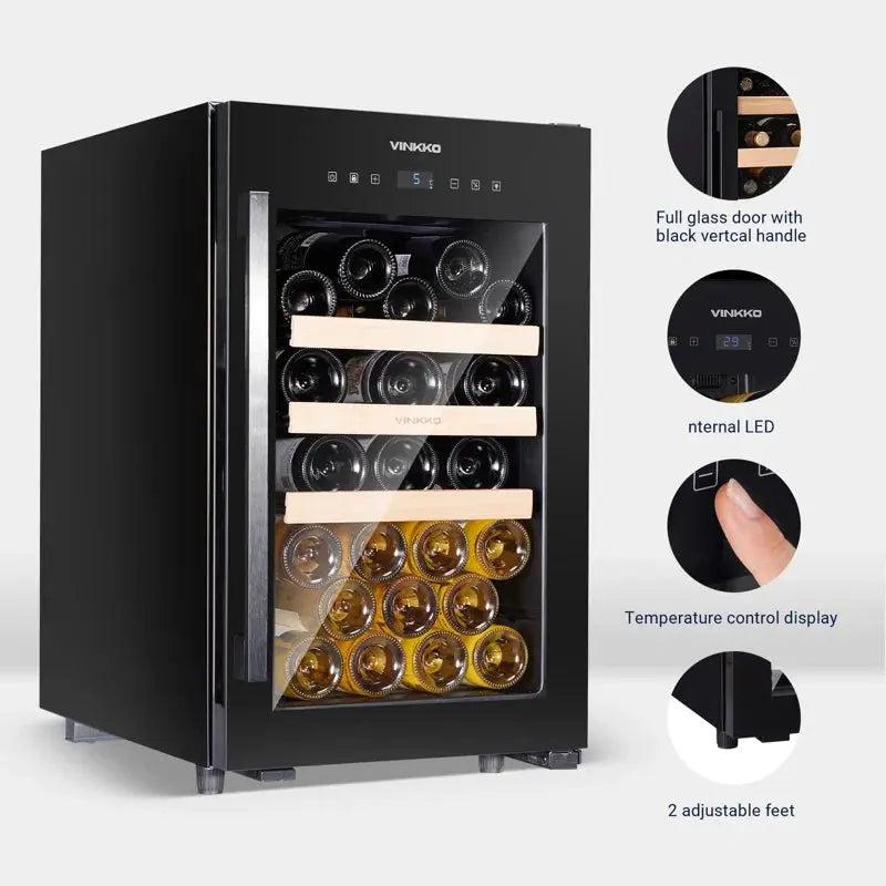 A.Like 31 Cans (12 Oz.) Freestanding Beverage Refrigerator with Wine Storage | Fridge.com