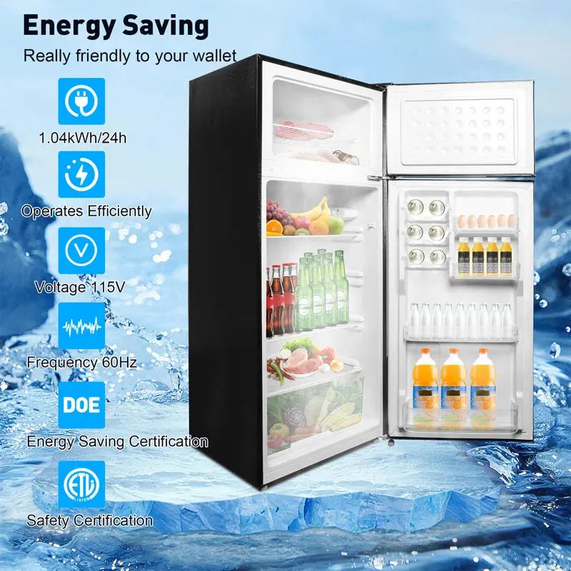 ACEM 22" 7.7 Cubic Feet Top Freezer Refrigerator | Fridge.com