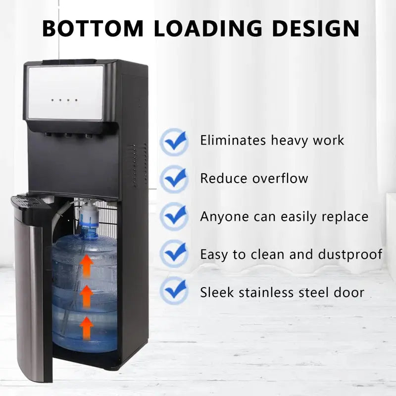 ACEM Free Standing Bottom Loading Electric Water Dispenser | Fridge.com