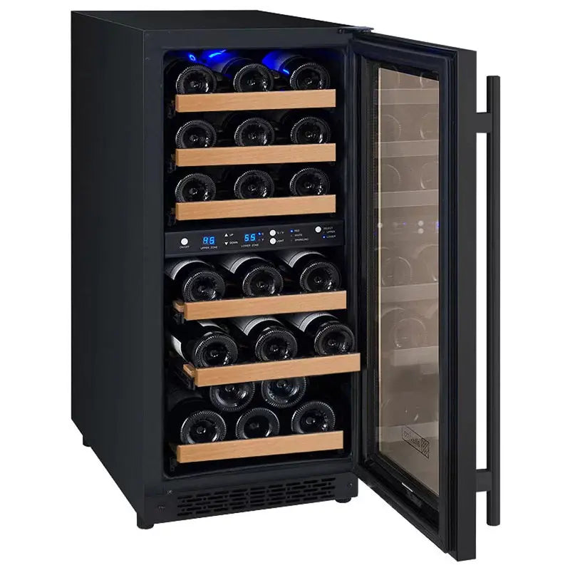 Allavino 15'' 30 Bottle Dual Zone Wine Refrigerator | Fridge.com