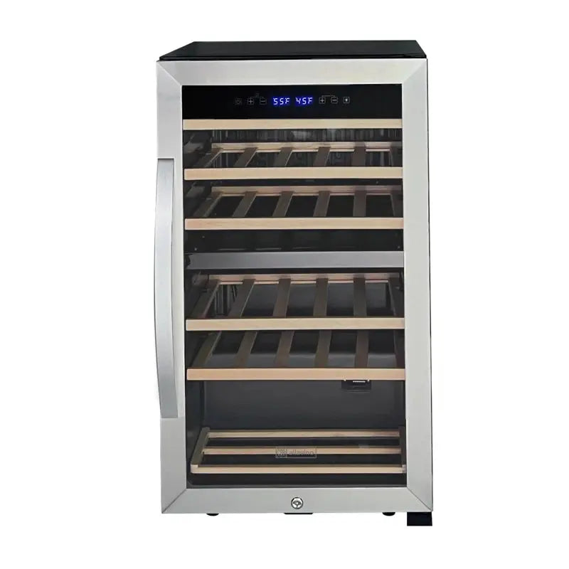 Allavino 19'' 28 Bottle Dual Zone Freestanding Wine Refrigerator | Fridge.com