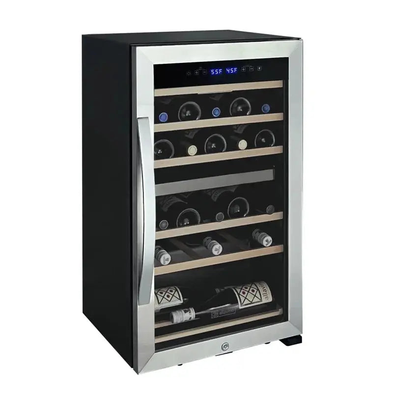 Allavino 19'' 28 Bottle Dual Zone Freestanding Wine Refrigerator | Fridge.com