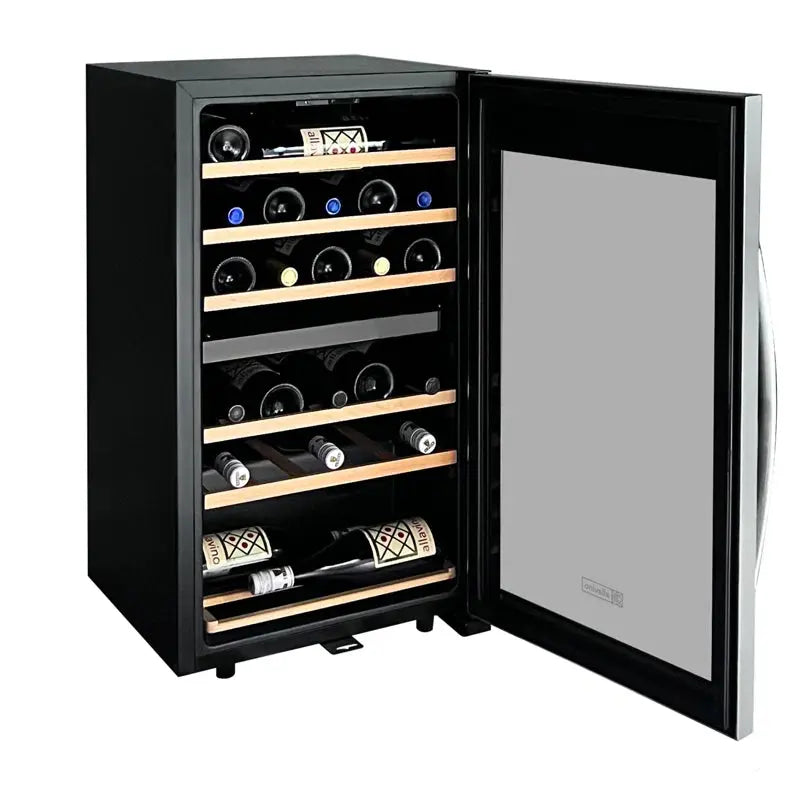 Allavino 19'' 28 Bottle Dual Zone Freestanding Wine Refrigerator | Fridge.com