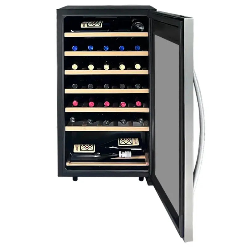 Allavino 19'' 33 Bottle Single Zone Freestanding Wine Refrigerator | Fridge.com