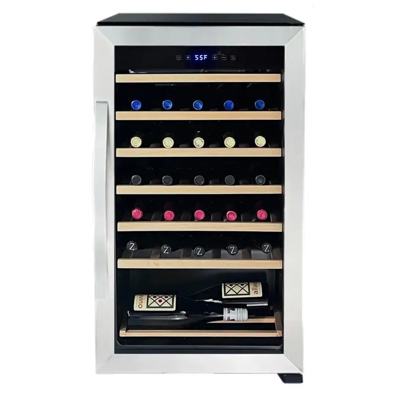 Allavino 19'' 33 Bottle Single Zone Freestanding Wine Refrigerator | Fridge.com