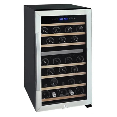 Allavino 19'' 43 Bottle Dual Zone Freestanding Wine Refrigerator | Fridge.com