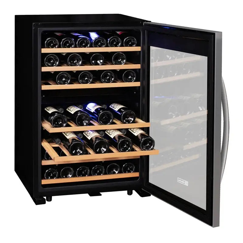 Allavino 21.625'' 47 Bottle Dual Zone Freestanding Wine Refrigerator | Fridge.com