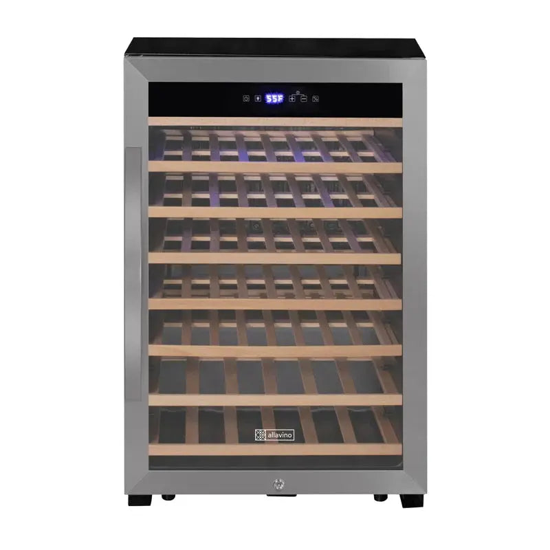 Allavino 22'' 55 Bottle Single Zone Freestanding Wine Refrigerator | Fridge.com