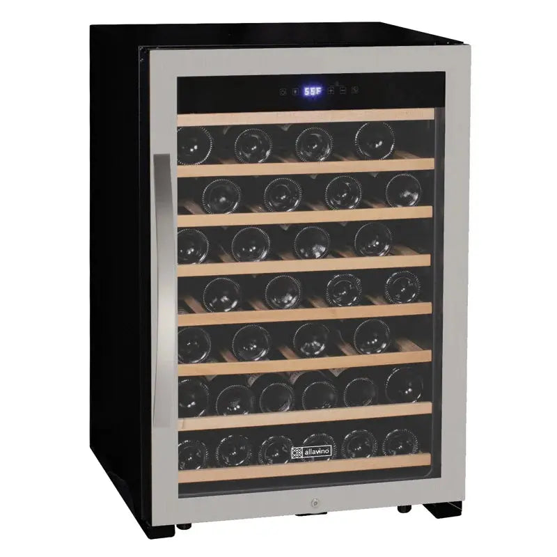 Allavino 22'' 55 Bottle Single Zone Freestanding Wine Refrigerator | Fridge.com