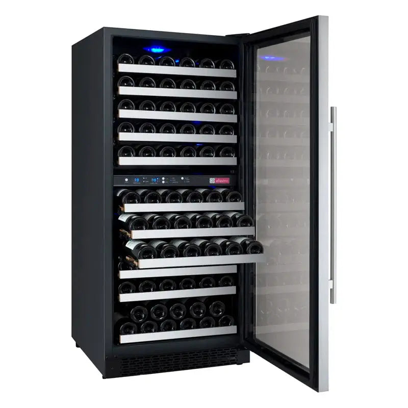 Allavino 23.5'' 121 Bottle Dual Zone Wine Refrigerator | Fridge.com