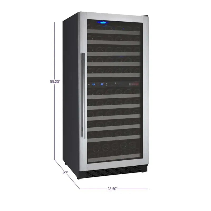 Allavino 23.5'' 121 Bottle Dual Zone Wine Refrigerator | Fridge.com