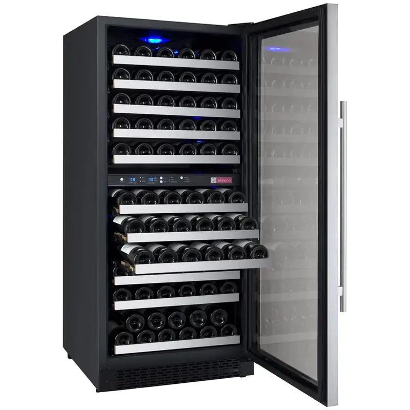 Allavino 23.5'' 121 Bottle Dual Zone Wine Refrigerator | Fridge.com