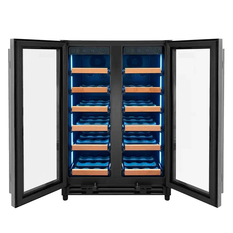 Allavino 23.5'' 36 Bottle Dual Zone Wine Refrigerator | Fridge.com