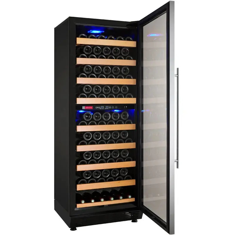 Allavino 23.5'' 99 Bottle Dual Zone Freestanding Wine Refrigerator | Fridge.com