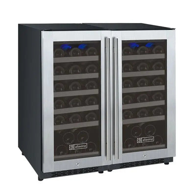 Allavino 30'' 60 Bottle Dual Zone Wine Refrigerator | Fridge.com