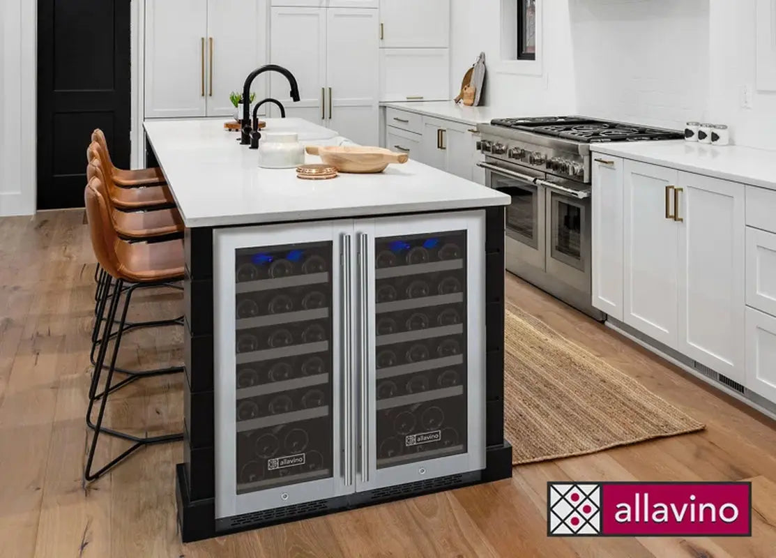 Allavino 30'' 60 Bottle Dual Zone Wine Refrigerator | Fridge.com