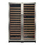 Allavino 47'' 317 Bottle Triple Zone Freestanding Wine Refrigerator | Fridge.com