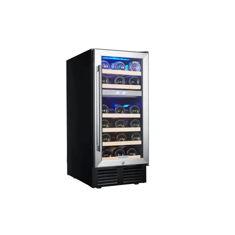 Antfurniture 14.9'' 28 Bottle and 100 Can Dual Zone Freestanding Wine & Beverage Refrigerator | Fridge.com