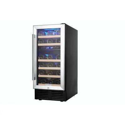 Antfurniture 14.9'' 28 Bottle and 100 Can Dual Zone Freestanding Wine & Beverage Refrigerator | Fridge.com