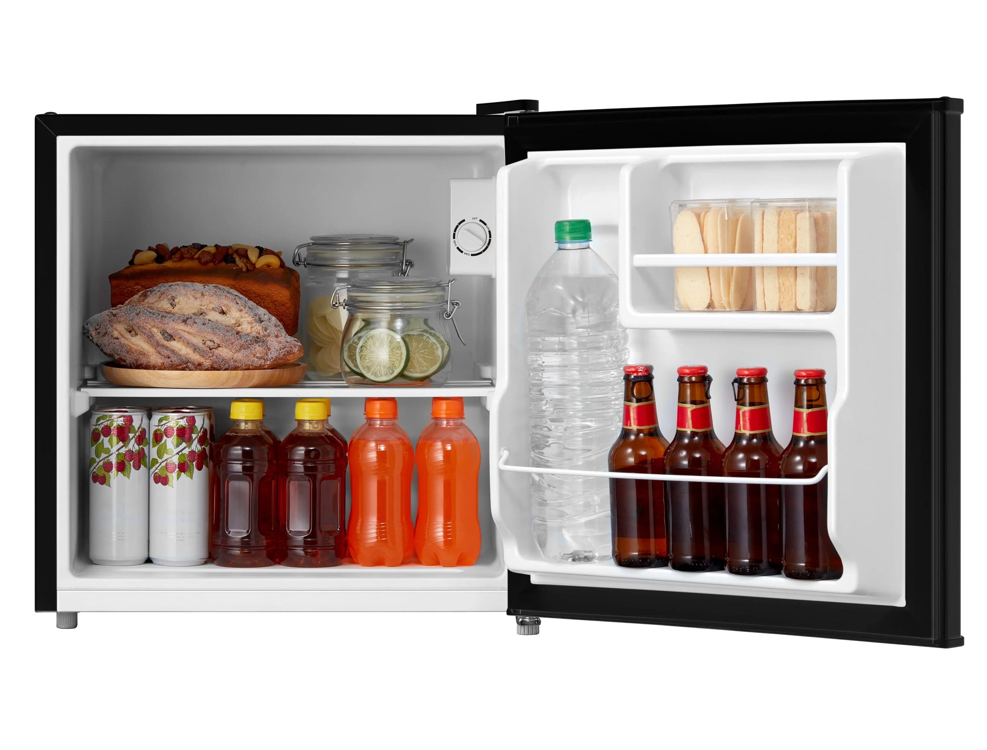 Arctic King 1.7 Cu Ft No Freezer Mini Fridge, Black, E-Star, ARM17A5ABB | Fridge.com