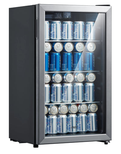 Arctic King 115 Can Beverage Fridge, Stainless Steel Look Frame | Fridge.com