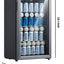 Arctic King 115 Can Beverage Fridge, Stainless Steel Look Frame | Fridge.com