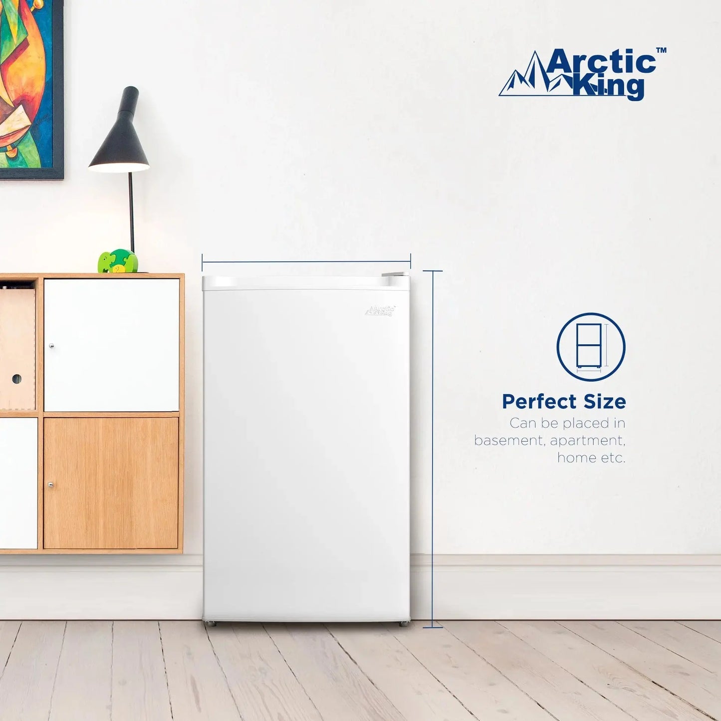 Arctic King 3.0 Cu ft Upright Freezer Stainless Steel Door, E-Star | Fridge.com