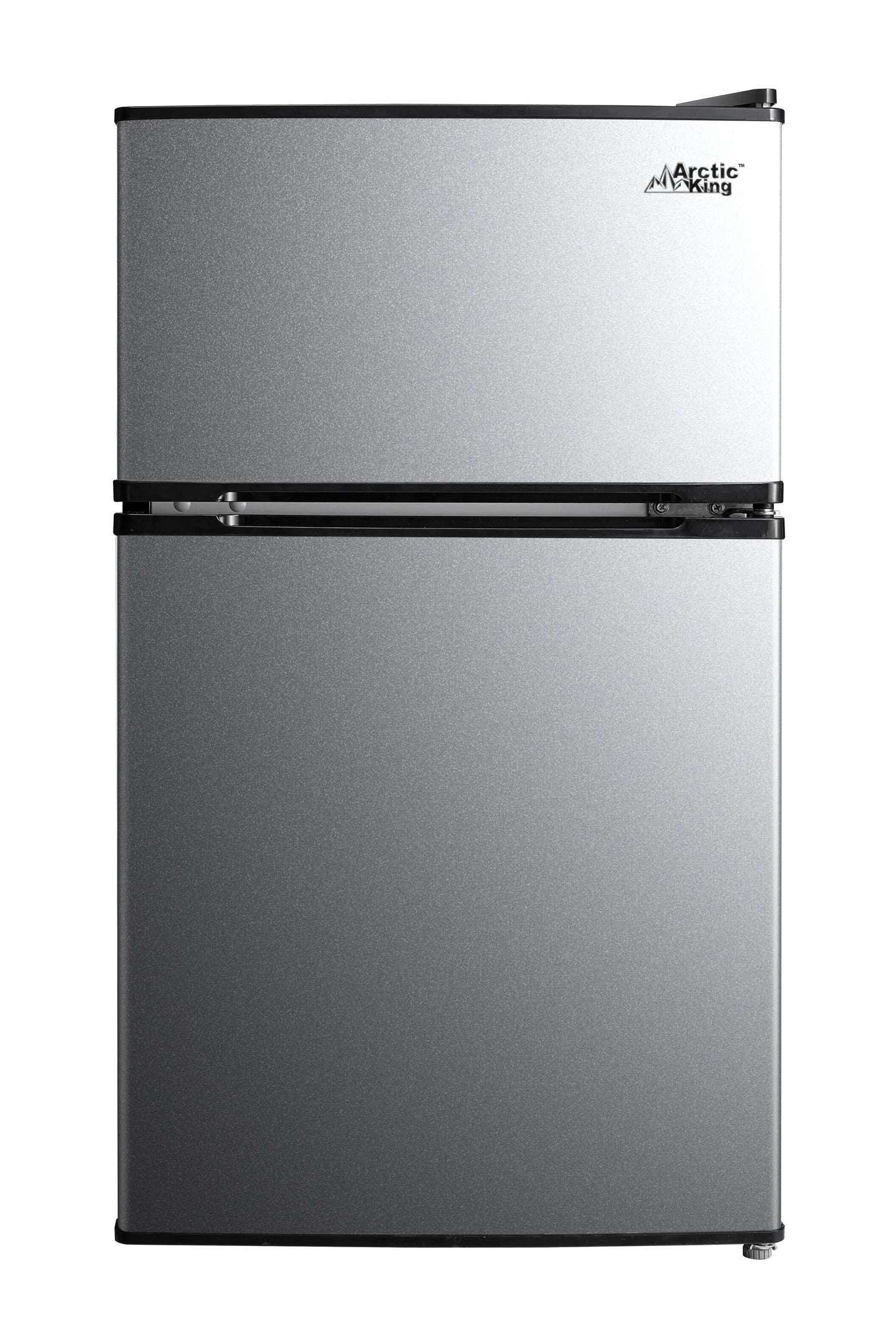 Arctic King 3.2 Cu ft Two Door Mini Fridge with Freezer, Stainless Steel, E-Star | Fridge.com