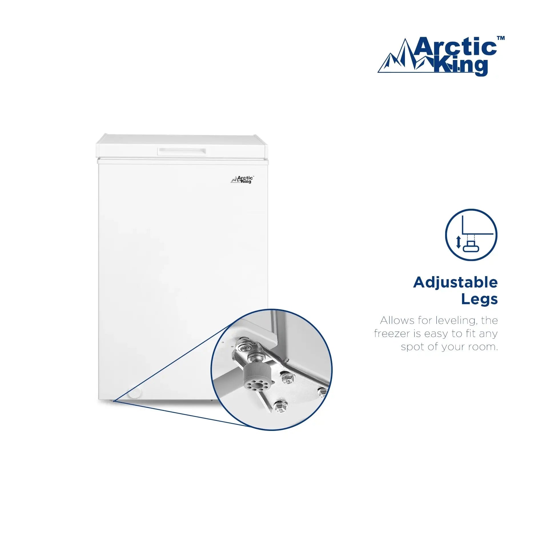 Arctic King 3.5 Cu.Ft Chest Freezer, White | Fridge.com