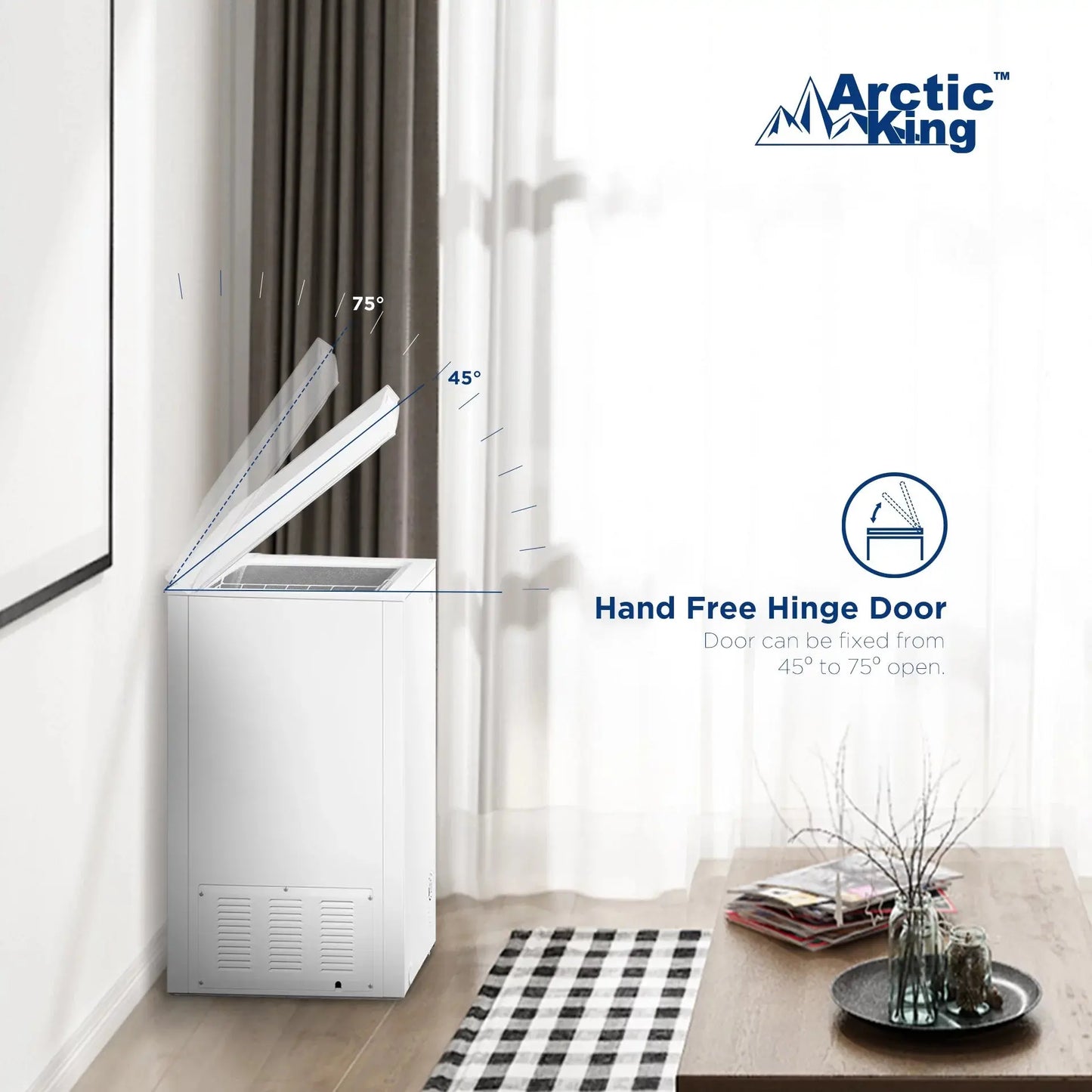 Arctic King 3.5 Cu.Ft Chest Freezer, White | Fridge.com