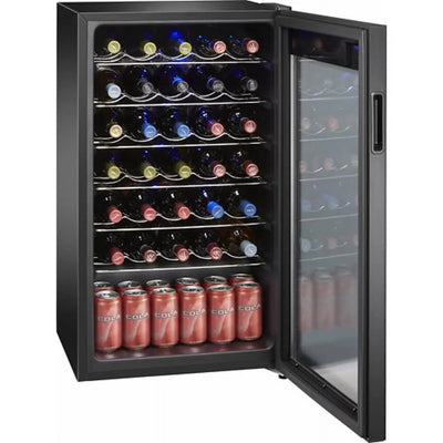 Arctic King Premium 34-Bottle Standard Wine Cooler, Glass Door, AWCA034ADB | Fridge.com