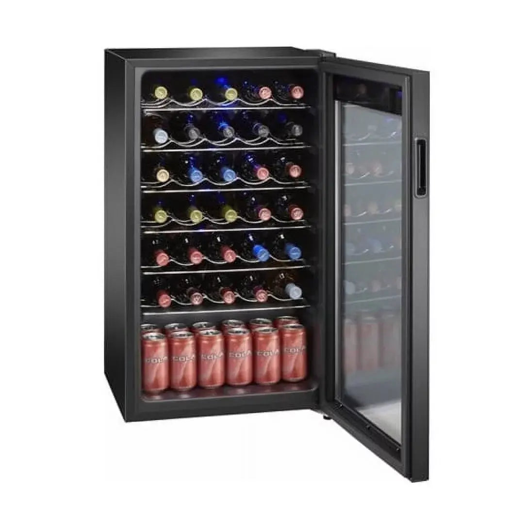 Arctic King Premium 34-Bottle Standard Wine Cooler, Glass Door, AWCA034ADB | Fridge.com